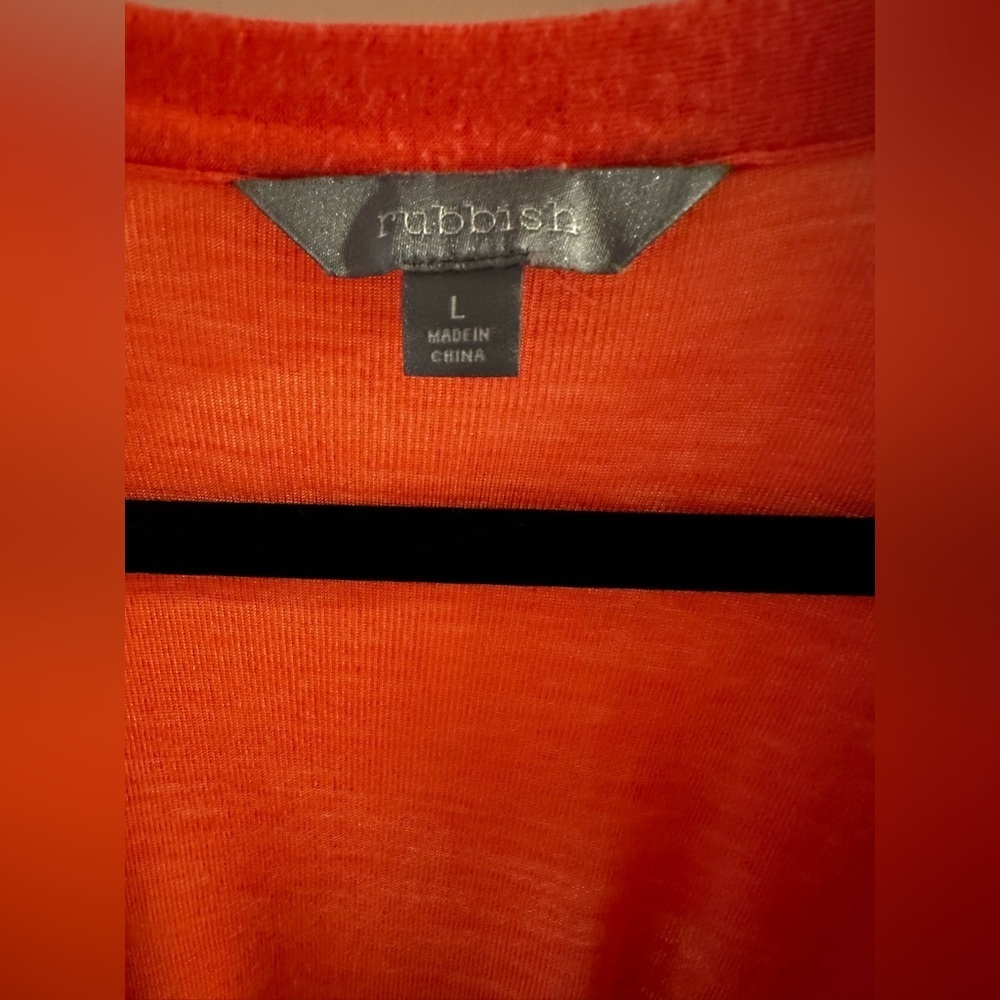 Coral Button-Up Cardigan - Picture 5 of 5